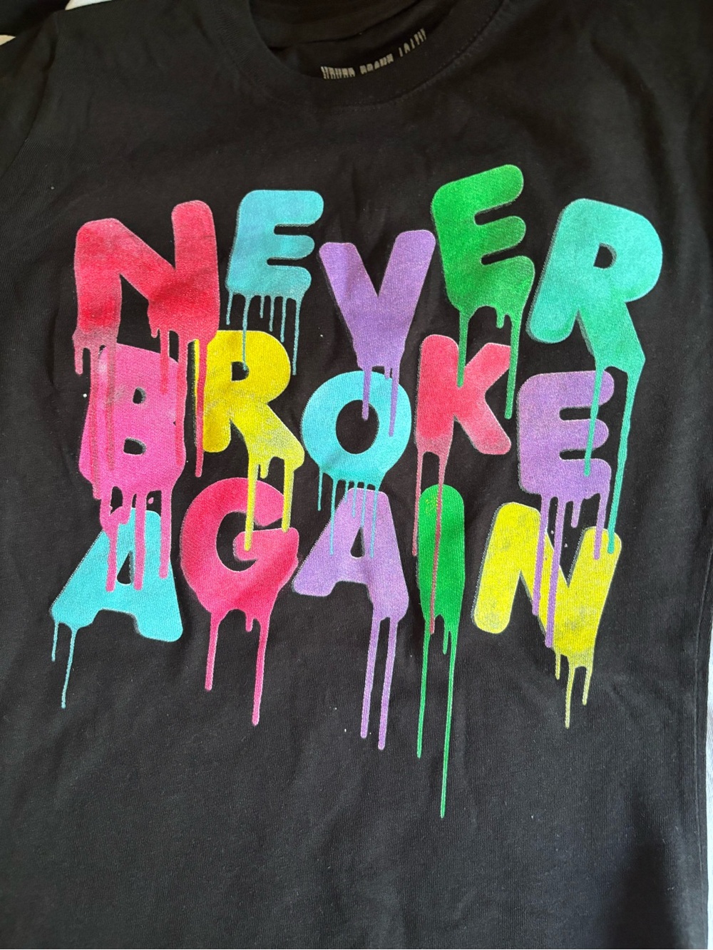 Never Broke Again Graphic Black Women's Skirt